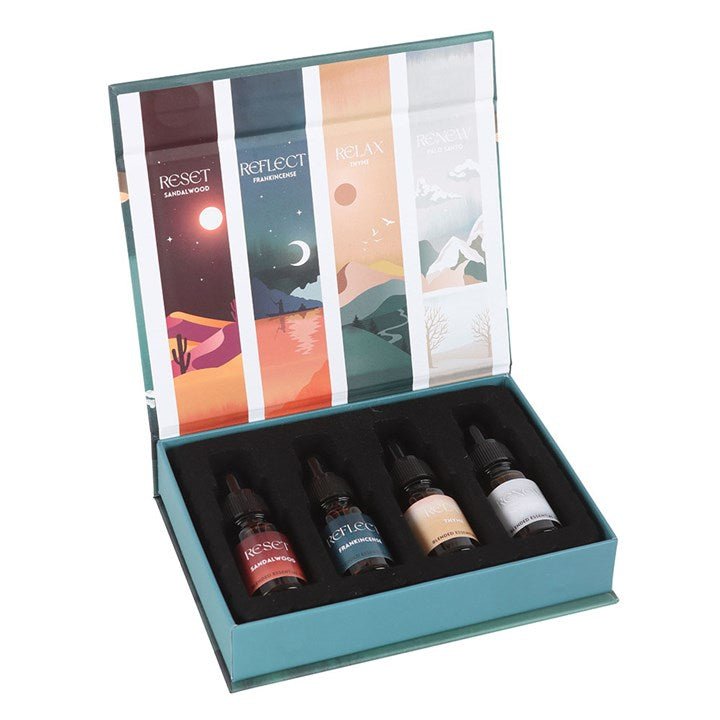 The Meditation Collection Blended Essential Oil Set - Scents & Gifts UK