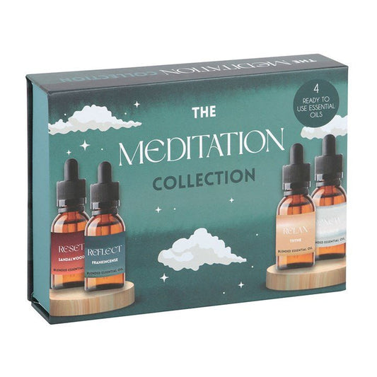 The Meditation Collection Blended Essential Oil Set - Scents & Gifts UK