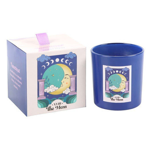 The Moon Amethyst Crystal Chip Candle - Scents & Gifts UK