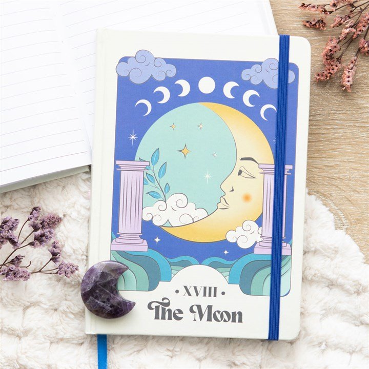 The Moon Celestial A5 Notebook - Scents & Gifts UK