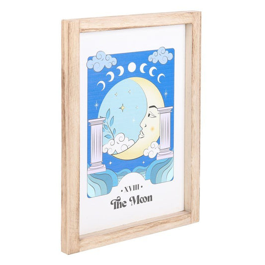 The Moon Celestial Framed Wall Print - Scents & Gifts UK