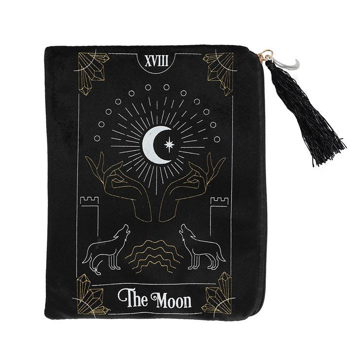 The Moon Tarot Card Zippered Bag - Scents & Gifts UK