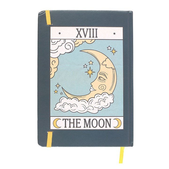 The Moon Vintage Tarot A5 Notebook - Scents & Gifts UK