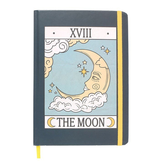The Moon Vintage Tarot A5 Notebook - Scents & Gifts UK