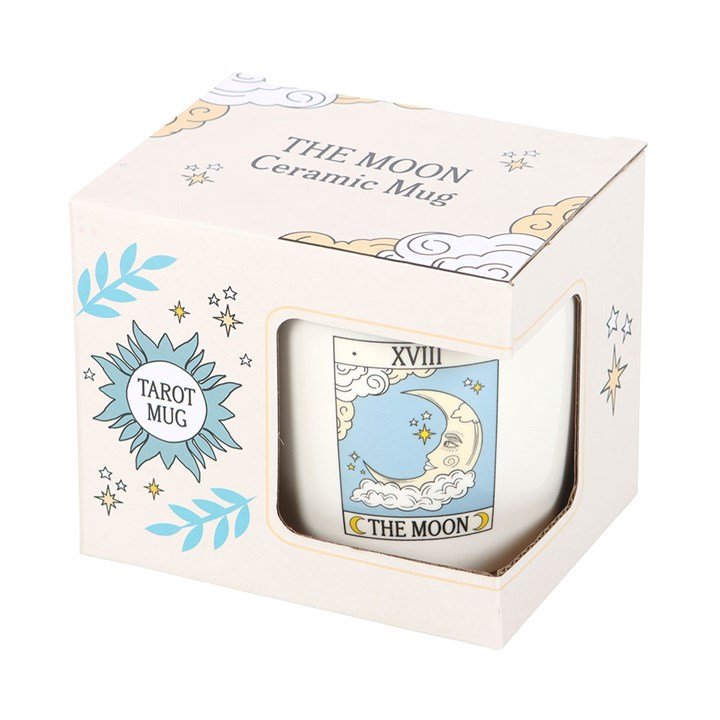 The Moon Vintage Tarot Mug - Scents & Gifts UK