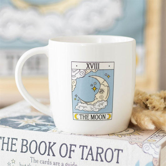 The Moon Vintage Tarot Mug - Scents & Gifts UK
