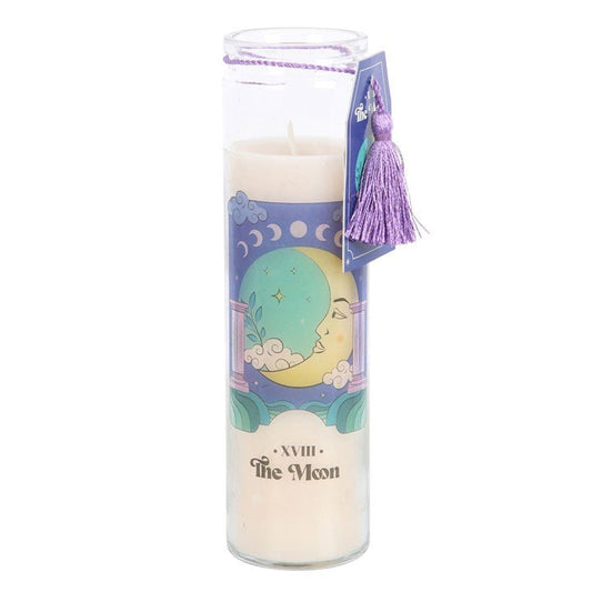 The Moon Violet Tube Candle - Scents & Gifts UK