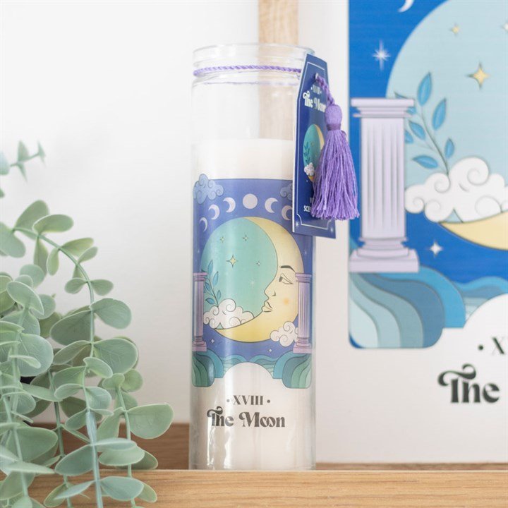 The Moon Violet Tube Candle - Scents & Gifts UK