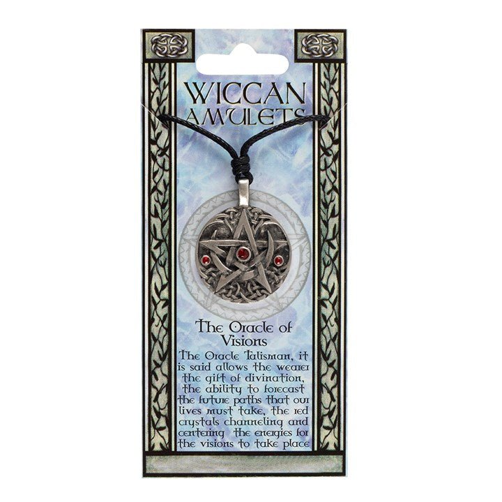 The Oracle of Visions Wiccan Amulet Necklace - Scents & Gifts UK