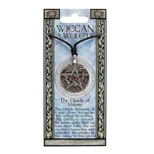The Oracle of Visions Wiccan Amulet Necklace - Scents & Gifts UK