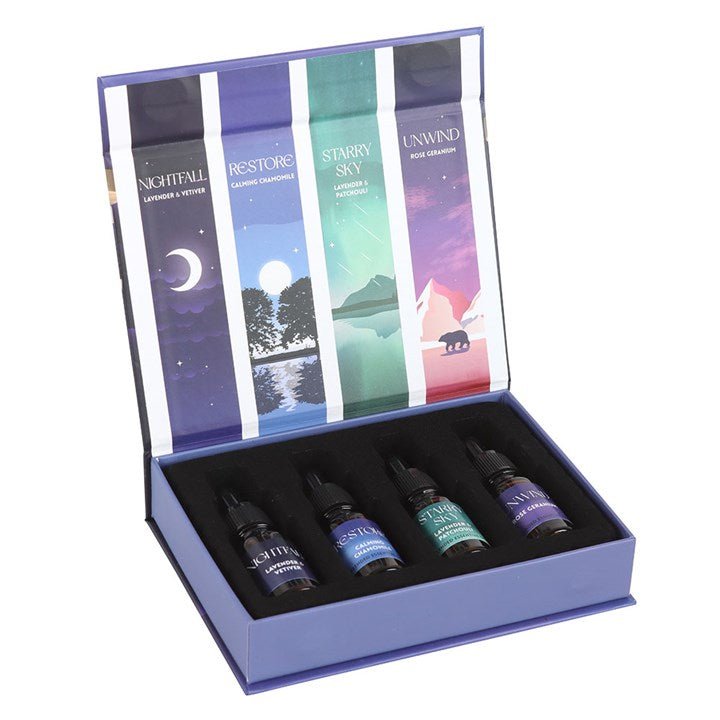 The Sleep Collection Blended Essential Oil Set - Scents & Gifts UK
