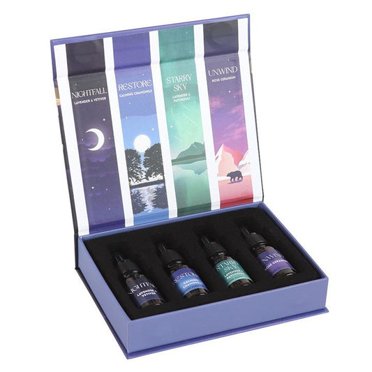 The Sleep Collection Blended Essential Oil Set - Scents & Gifts UK