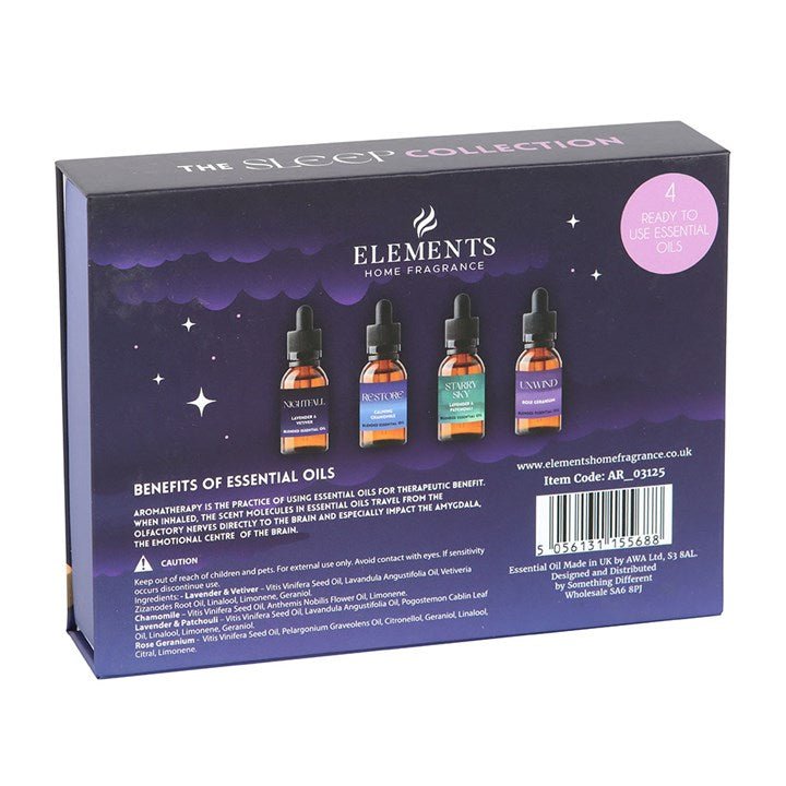 The Sleep Collection Blended Essential Oil Set - Scents & Gifts UK