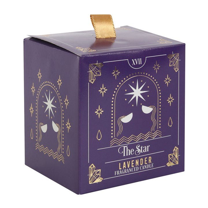 The Star Lavender Tarot Candle - Scents & Gifts UK