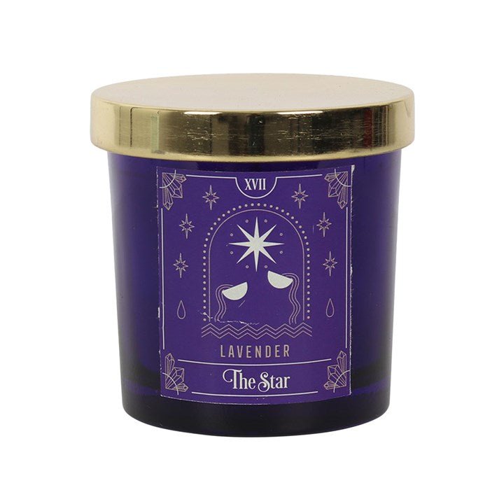 The Star Lavender Tarot Candle - Scents & Gifts UK