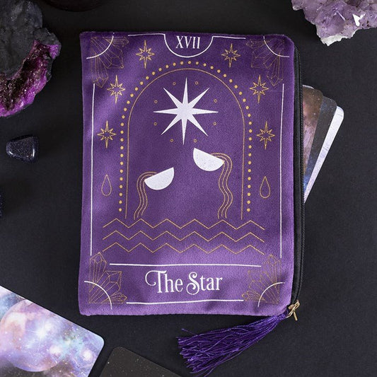 The Star Tarot Card Zippered Bag - Scents & Gifts UK