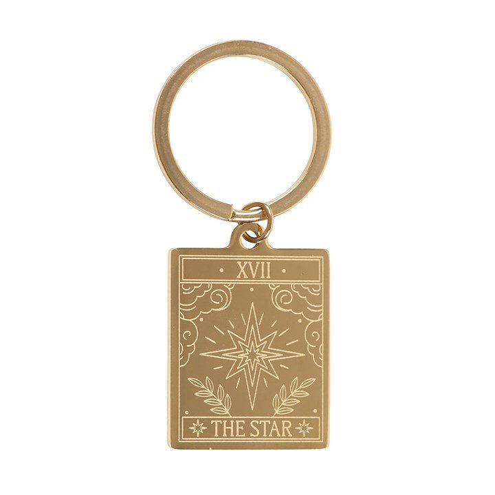 The Star Vintage Tarot Keyring - Scents & Gifts UK