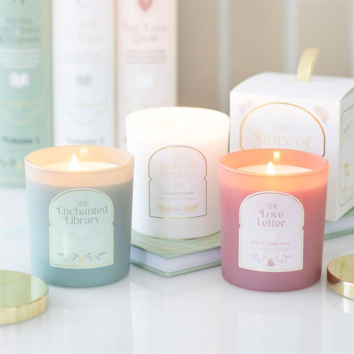 The Story of Serenity Coconut & Vanilla Candle - Scents & Gifts UK