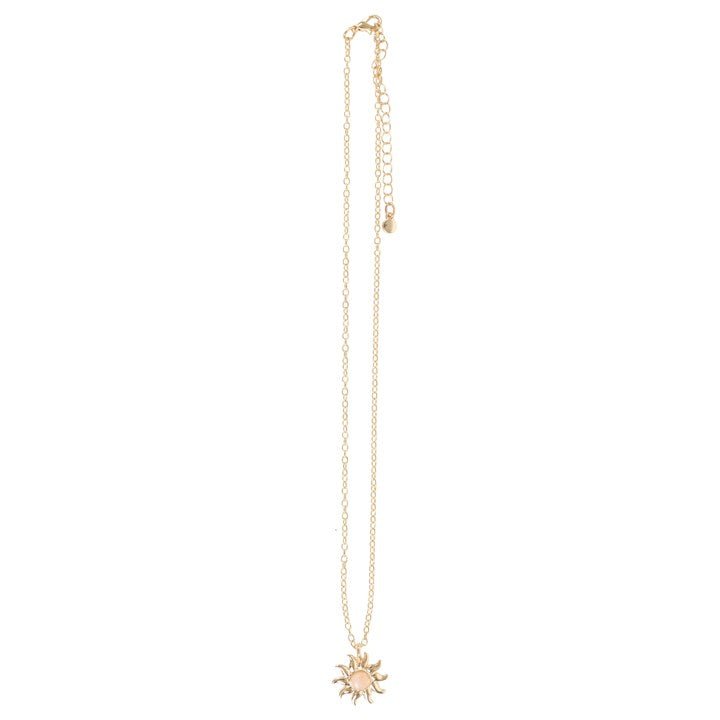 The Sun Celestial Rose Quartz Necklace Card - Scents & Gifts UK