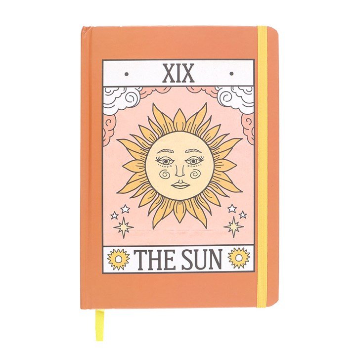The Sun Vintage Tarot A5 Notebook - Scents & Gifts UK
