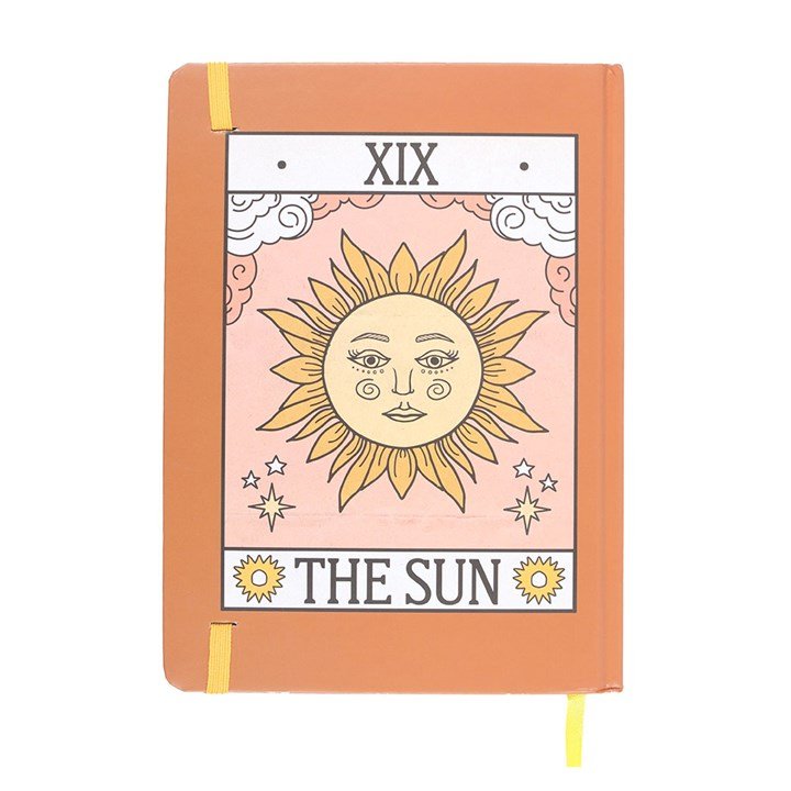 The Sun Vintage Tarot A5 Notebook - Scents & Gifts UK