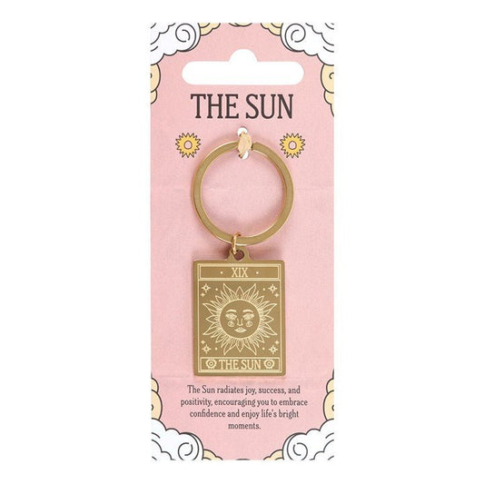 The Sun Vintage Tarot Keyring - Scents & Gifts UK
