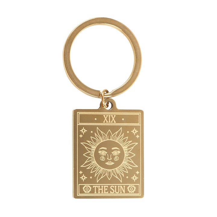 The Sun Vintage Tarot Keyring - Scents & Gifts UK