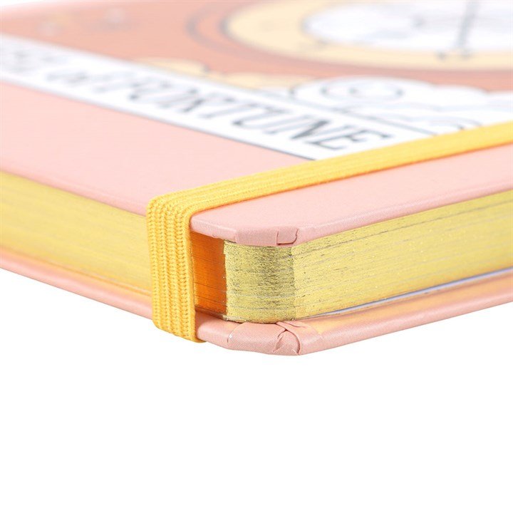 The Wheel of Fortune Vintage Tarot A5 Notebook - Scents & Gifts UK