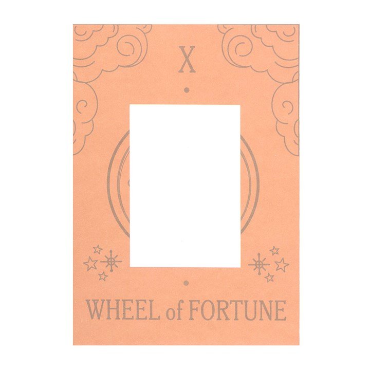 The Wheel of Fortune Vintage Tarot Necklace on Greeting Card - Scents & Gifts UK
