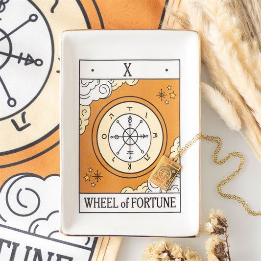 The Wheel of Fortune Vintage Tarot Trinket Dish - Scents & Gifts UK