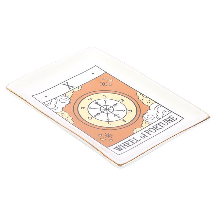 The Wheel of Fortune Vintage Tarot Trinket Dish - Scents & Gifts UK