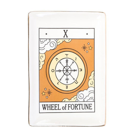 The Wheel of Fortune Vintage Tarot Trinket Dish - Scents & Gifts UK