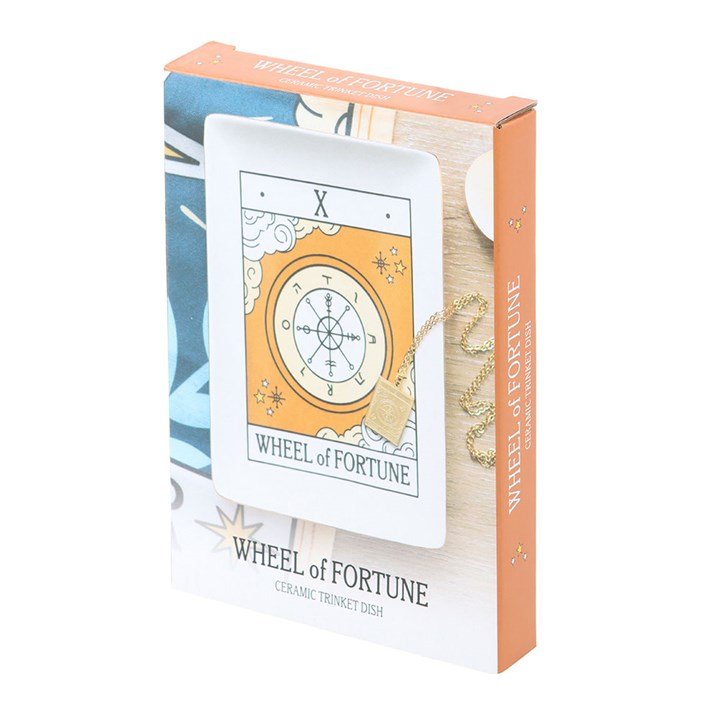 The Wheel of Fortune Vintage Tarot Trinket Dish - Scents & Gifts UK