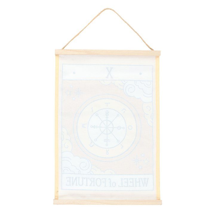The Wheel of Fortune Vintage Tarot Wall Hanging - Scents & Gifts UK