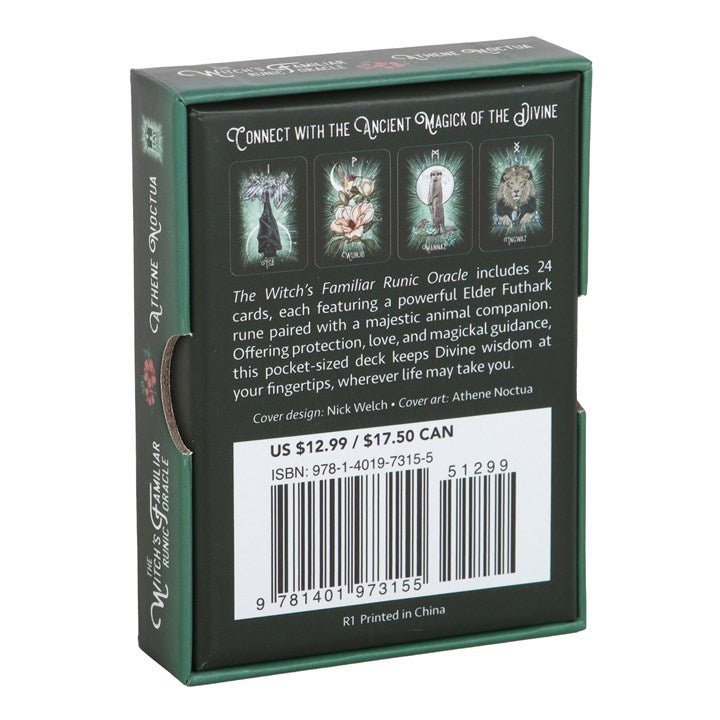 The Witch’s Familiar Runic Oracle Cards - Scents & Gifts UK