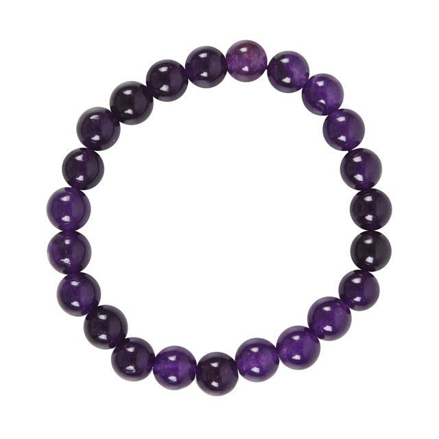 Third Eye Chakra Amethyst Gemstone Bracelet - Scents & Gifts UK