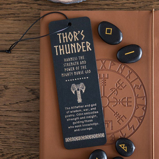 Thor's Thunder Wooden Bookmark - Scents & Gifts UK