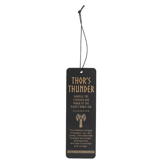 Thor's Thunder Wooden Bookmark - Scents & Gifts UK