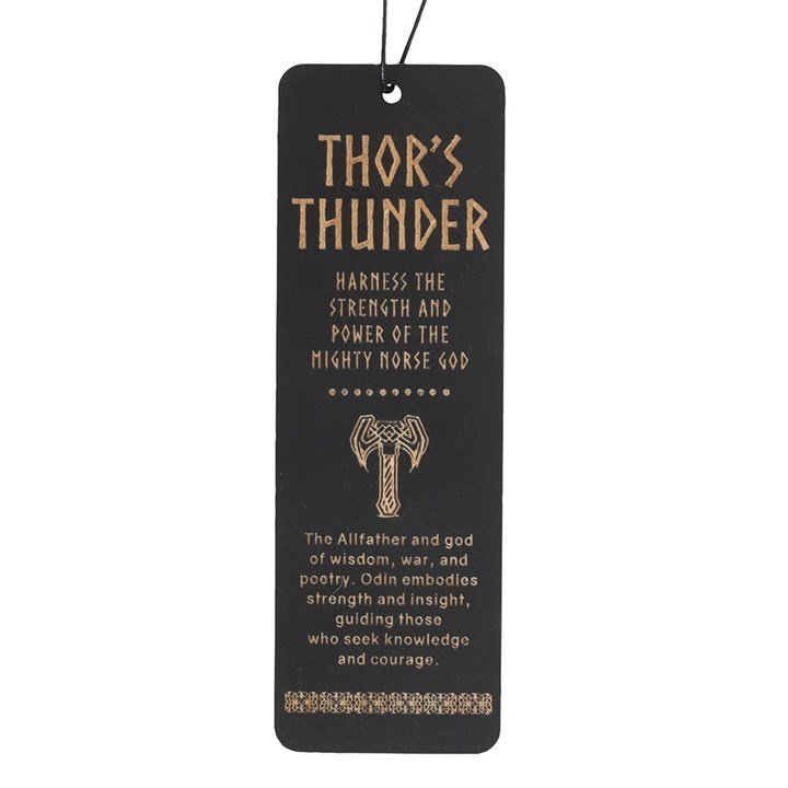 Thor's Thunder Wooden Bookmark - Scents & Gifts UK