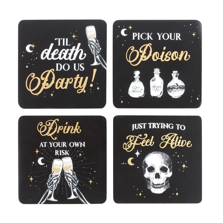 Til Death Do Us Party Coaster Set - Scents & Gifts UK