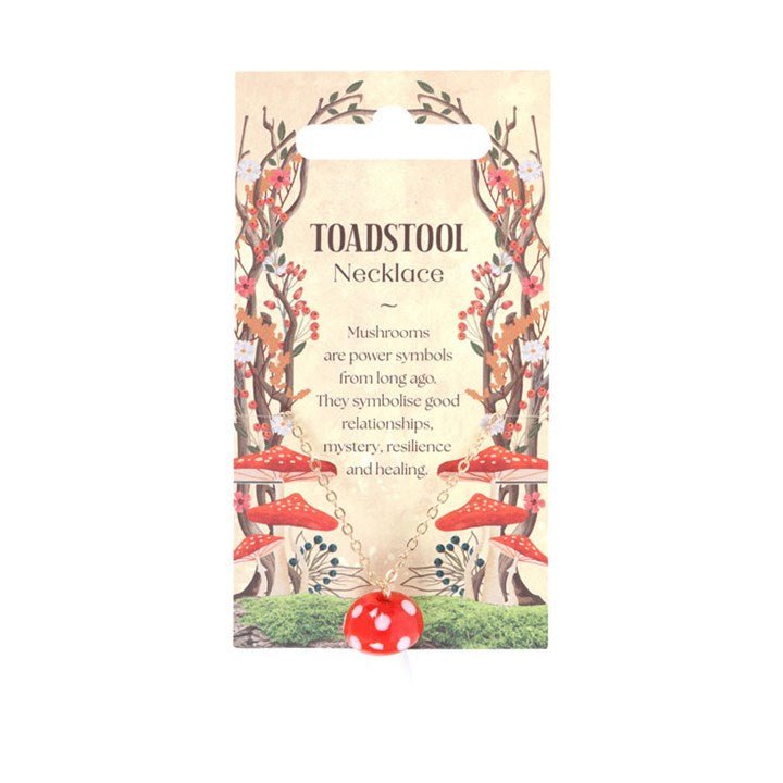 Toadstool Charm Necklace - Scents & Gifts UK
