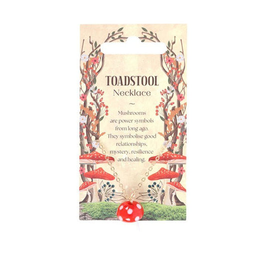Toadstool Charm Necklace - Scents & Gifts UK