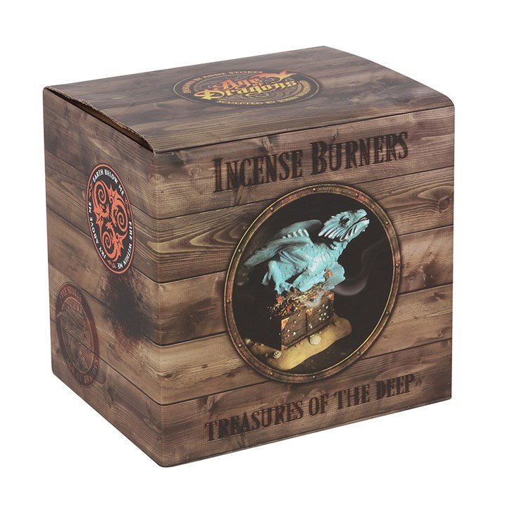 Treasures of the Deep Dragon Cone Burner By Anne Stokes - Scents & Gifts UK