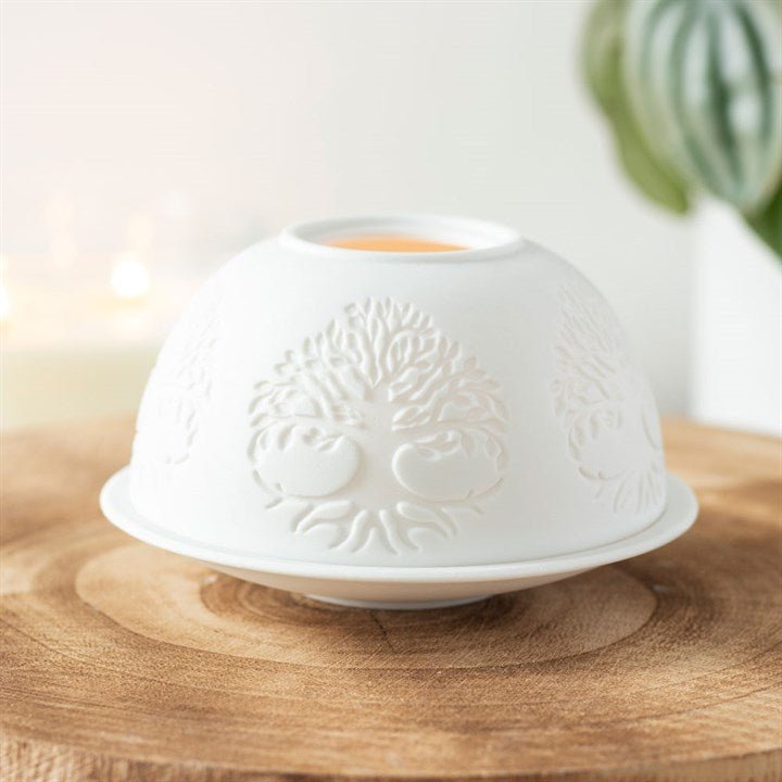 Tree of Life Dome Tealight Holder - Scents & Gifts UK