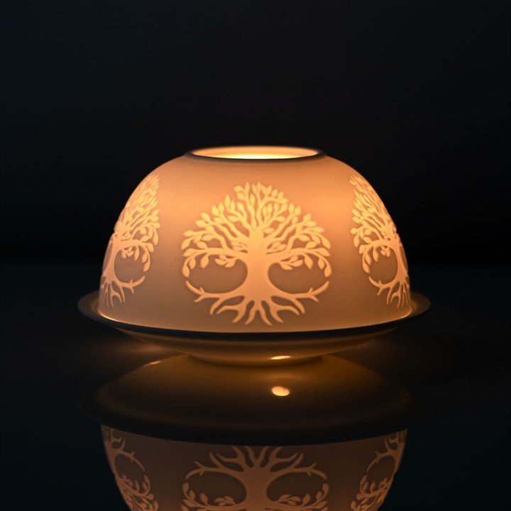 Tree of Life Dome Tealight Holder - Scents & Gifts UK