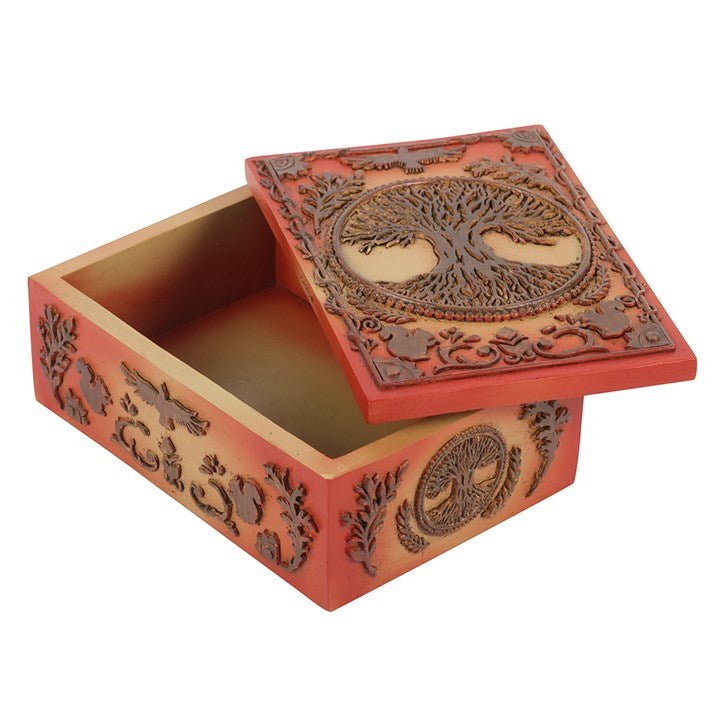 Tree of Life Resin Storage Box - Scents & Gifts UK