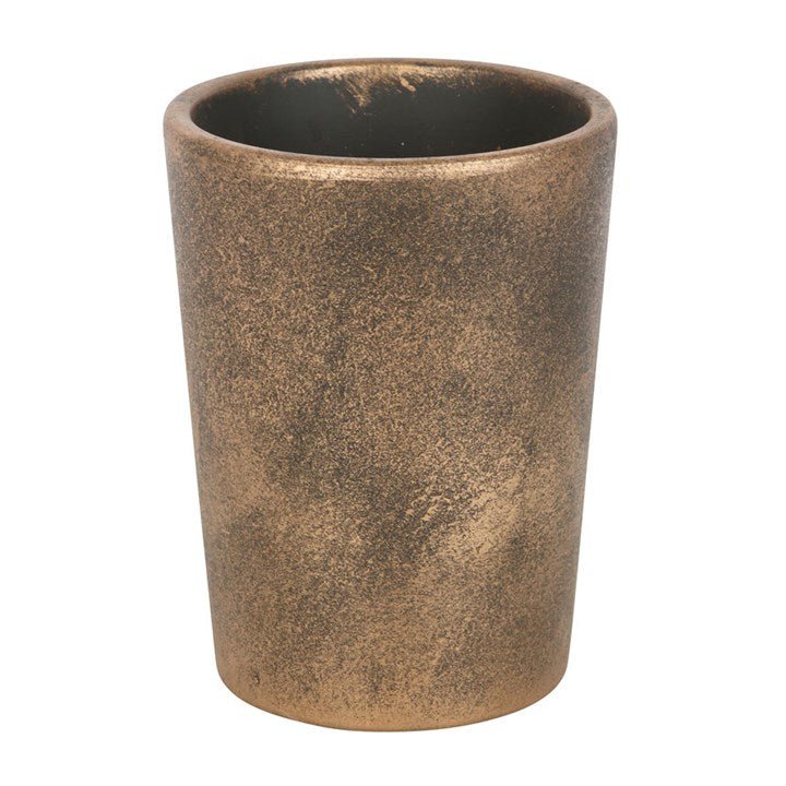 Triple Moon Bronze Terracotta Plant Pot by Lisa Parker - Scents & Gifts UK