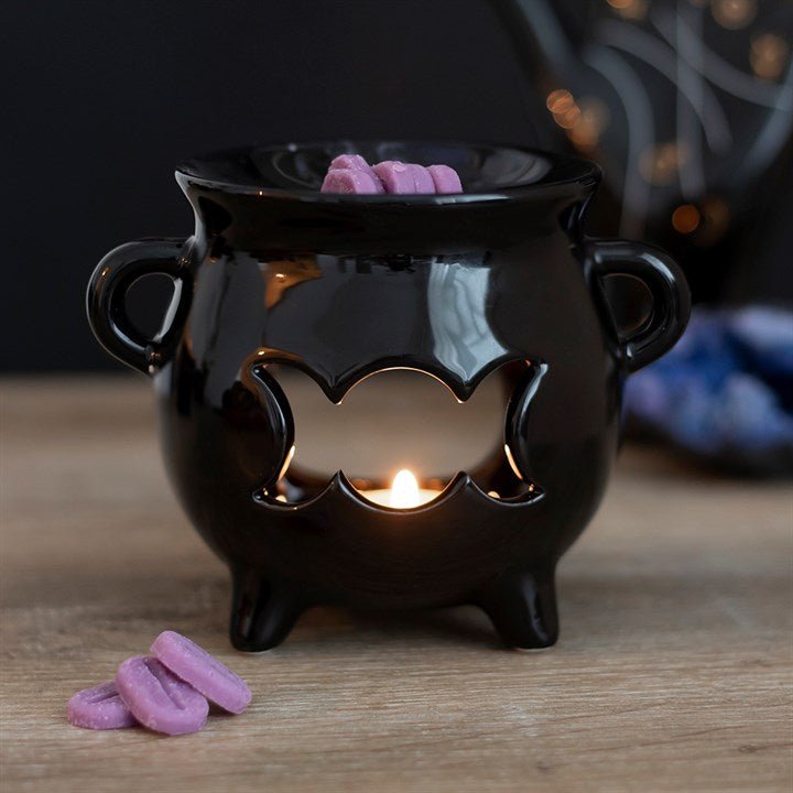 Triple Moon Cauldron Oil Burner - Scents & Gifts UK