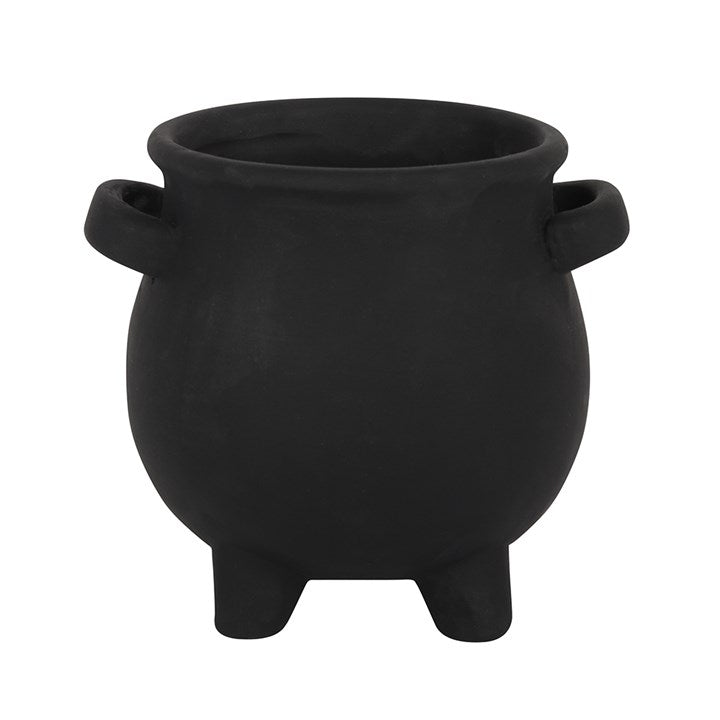 Triple Moon Cauldron Terracotta Plant Pot - Scents & Gifts UK