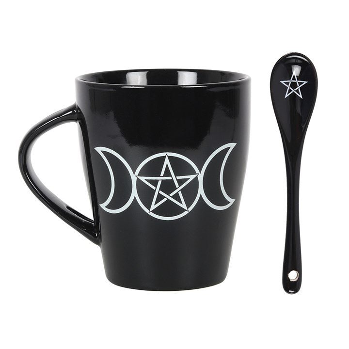 Triple Moon Mug and Spoon Set - Scents & Gifts UK